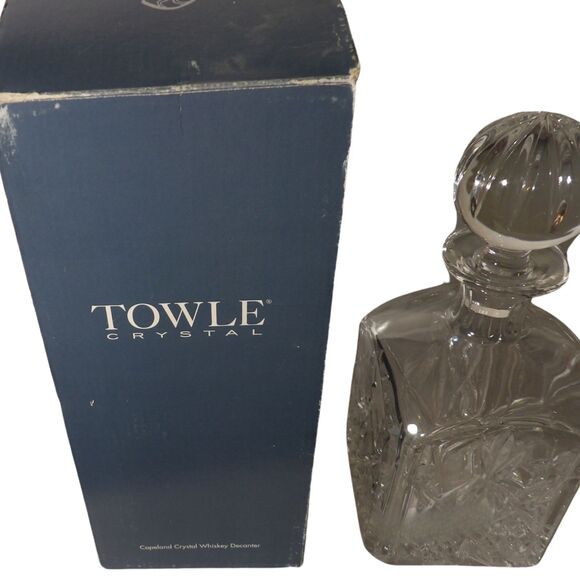 Vintage Towle‎ 24% lead Copeland crystal Whiskey decanter - Picture 2 of 4